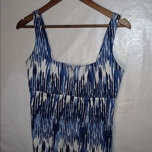 Calvin Klein summer dress blue white